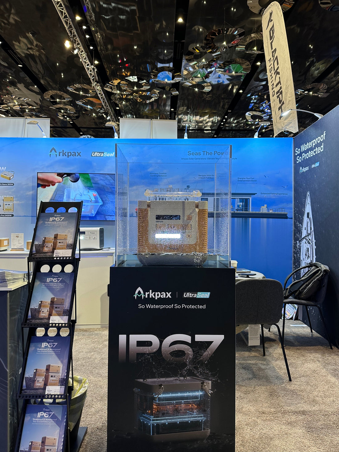 Arkpax Shines at Miami Boat Show with Industry's Only IP67 Waterproof Solar Generator