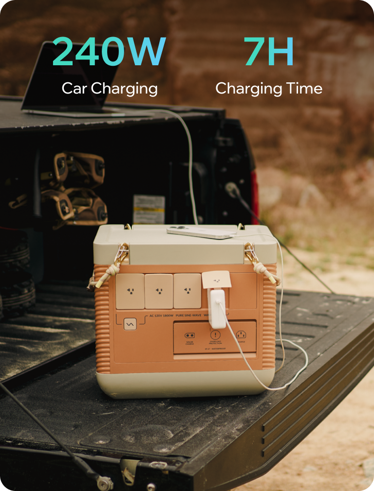 Arkpax Ark 1800W - IP67 Dustproof and Water-resistant Portable Arkpax Ark 1800W - IP67 Dustproof and Water-resistant Portable